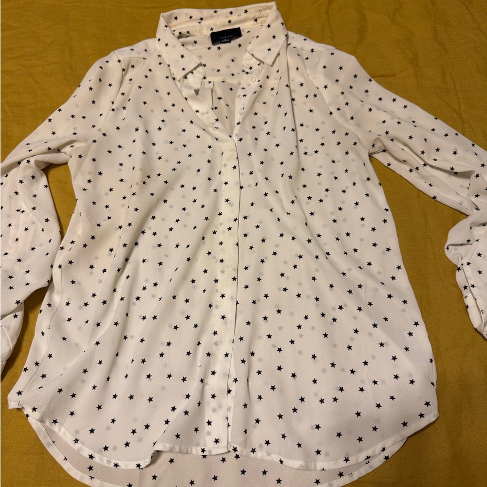 Star sheer button up